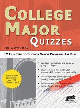 【预售】College Major Quizzes: 12 Easy Tests to Discover