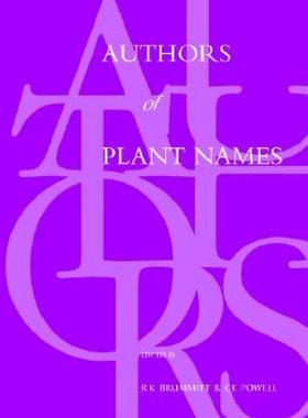 【预售】Authors of Plant Names