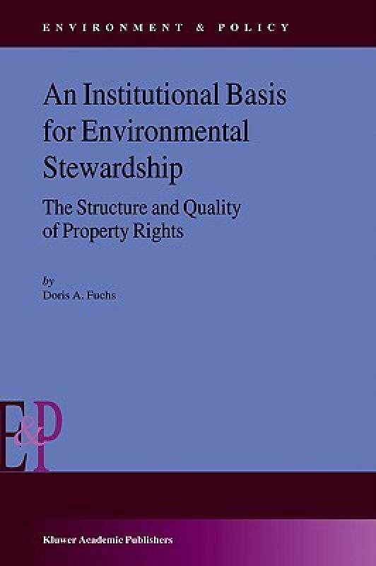 【预售】An Institutional Basis for Environmental