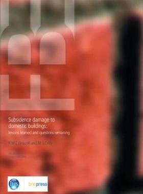【预售】Subsidence Damage to Domestic Buildings: Lessons