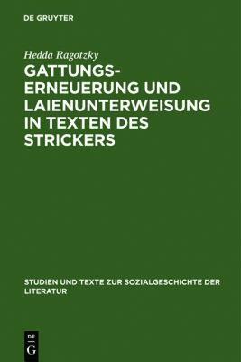【预售】Gattungserneuerung Und Laienunterweisung in Texten