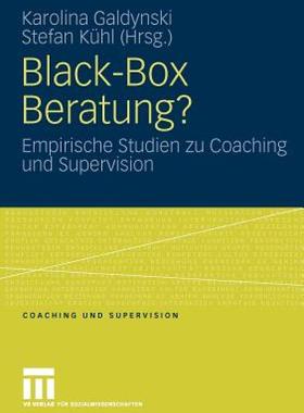 【预售】Black-Box Beratung?: Empirische Studien Zu Coaching