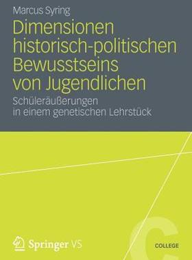 【预售】Dimensionen Historisch-Politischen Bewusstseins Von