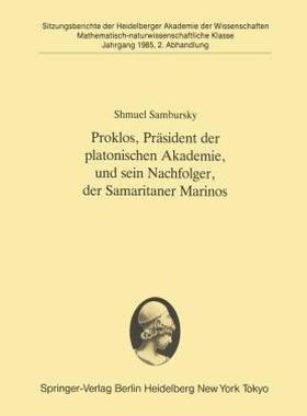 【预售】Proklos, Prasident Der Platonischen Akademie, Und