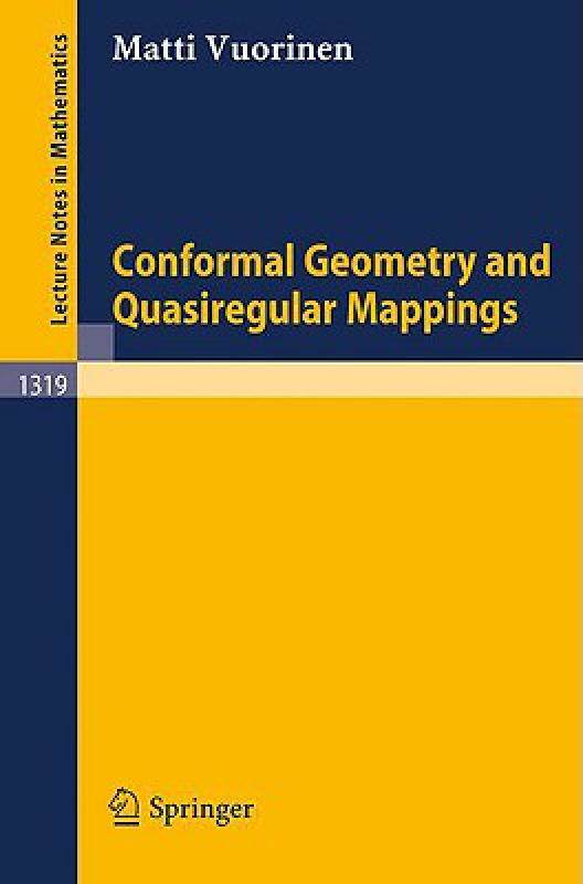 【预售】Conformal Geometry and Quasiregular Mappings