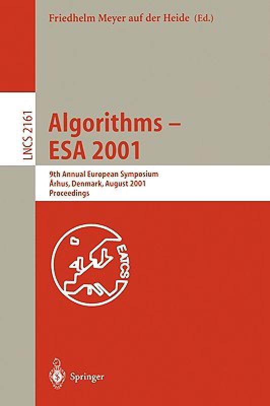 【预售】Algorithms - ESA 2001: 9th Annual European