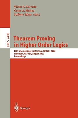 【预售】Theorem Proving in Higher Order Logics: 15th