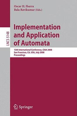 【预售】Implementation and Applications of Automata: 13th
