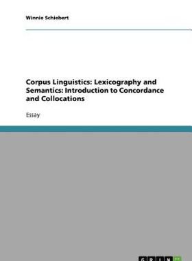 【预售】Corpus Linguistics: Lexicography and Semantics: