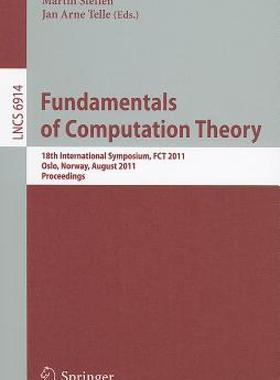【预售】Fundamentals of Computation Theory: 18th