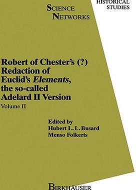 【预售】Robert of Chester's Redaction of Euclids Elements