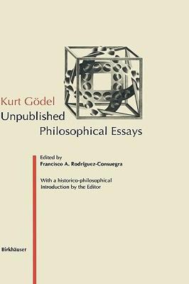 【预售】Kurt Godel: Unpublished Philosophical Essays