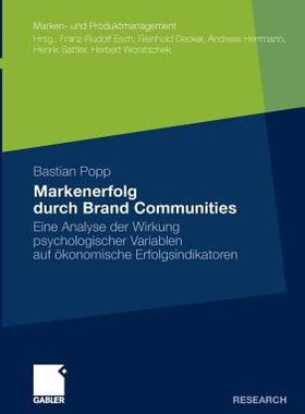 【预售】Markenerfolg Durch Brand Communities: Eine Analyse
