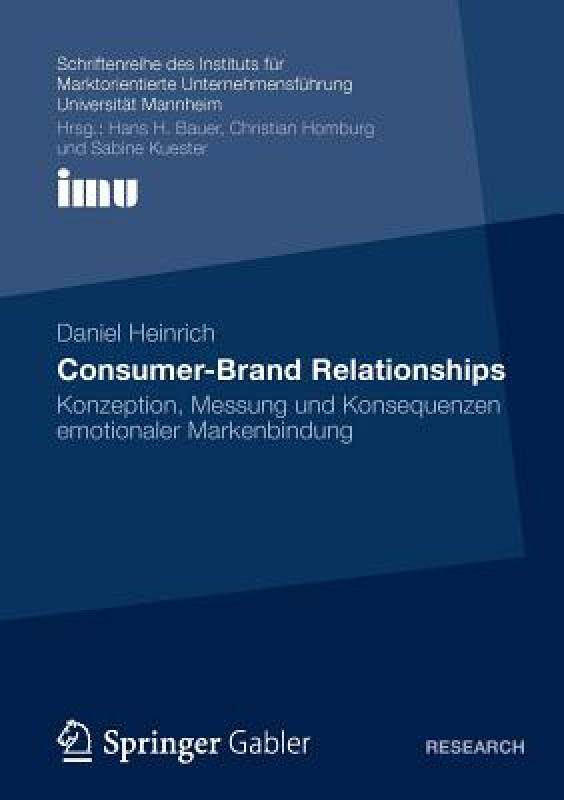 【预售】Consumer-Brand Relationships: Konzeption, Messung