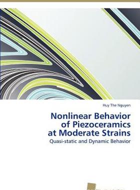 【预售】Nonlinear Behavior of Piezoceramics at Moderate