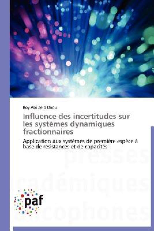 【预售】Influence Des Incertitudes Sur Les Syst Mes