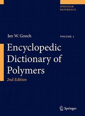 【预售】Encyclopedic Dictionary of Polymers