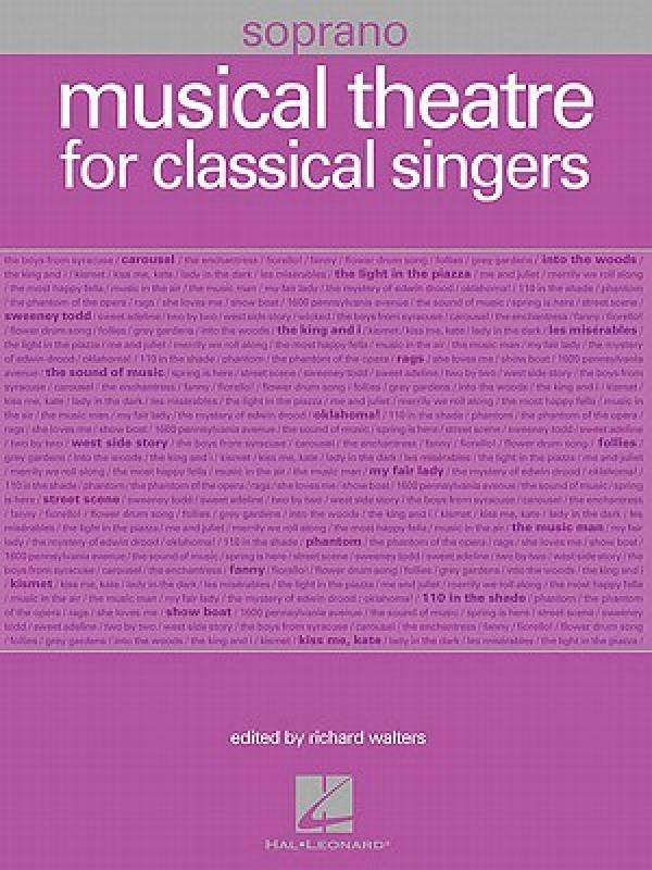 【预售】musical theatre for classical singers: soprano
