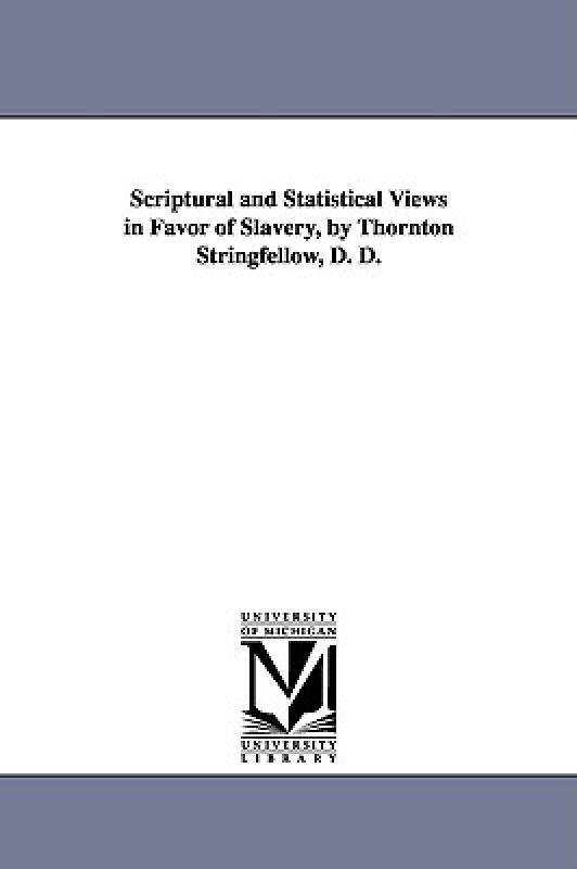 【预售】Scriptural and Statistical Views in Favor of