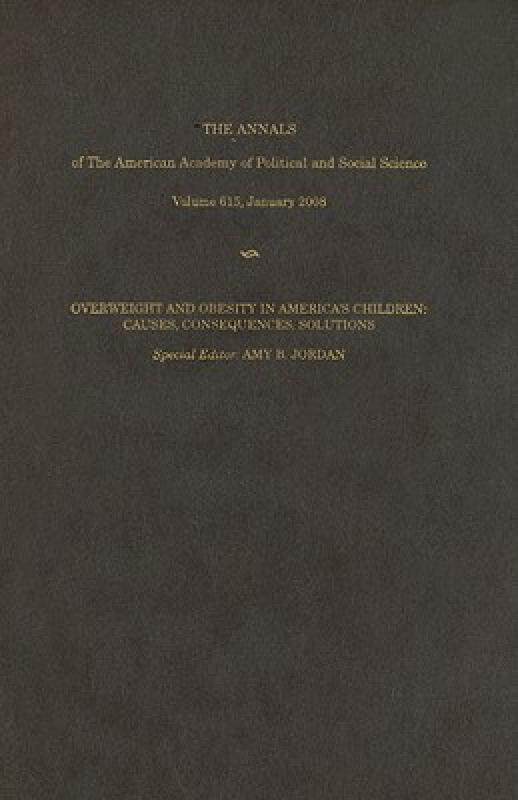 【预售】Overweight and Obesity in America's Children: