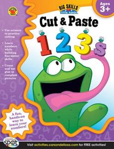 【预售】Cut & Paste 123s Workbook, Grades Preschool - K