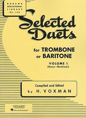 【预售】Selected Duets for Trombone or Baritone, Volume I:
