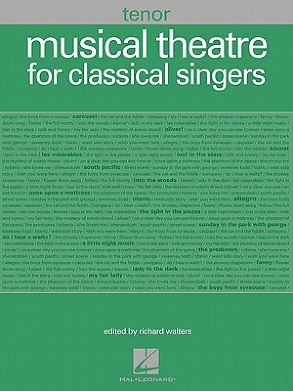 【预售】musical theatre for classical singers: tenor