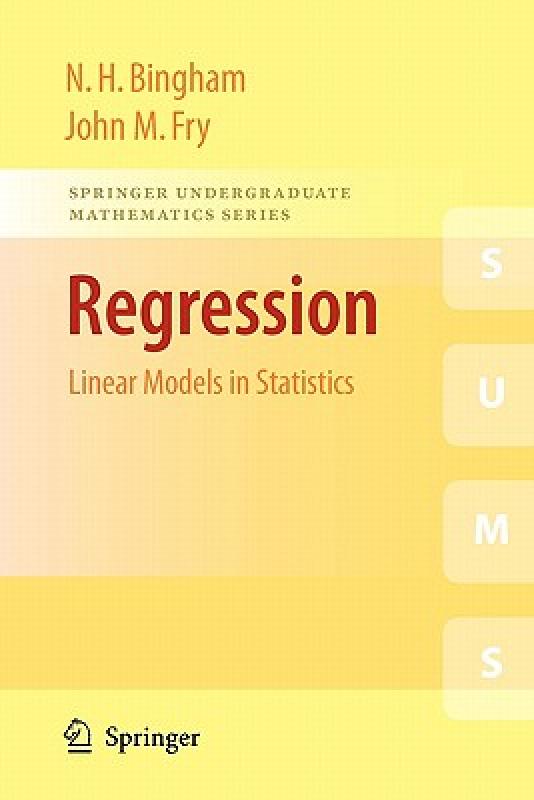 【预售】Regression: Linear Models in Statistics