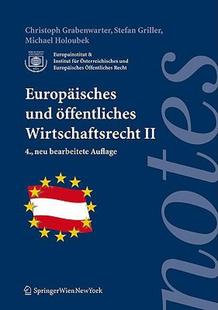 【预售】Europaisches Und Affentliches Wirtschaftsrecht II