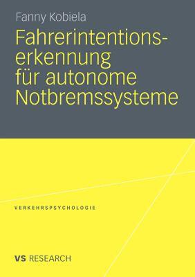 【预售】Fahrerintentionserkennung Fur Autonome