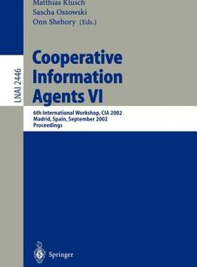 【预售】Cooperative Information Agents VI: 6th International
