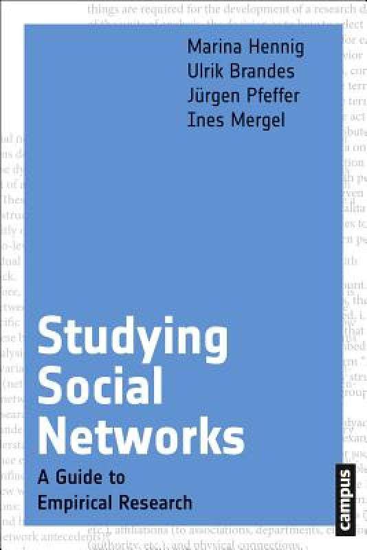 【预售】studying social networks: a guide to empirical