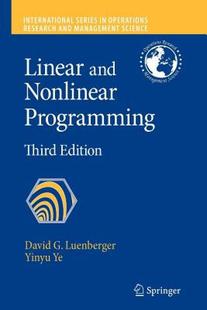 Nonlinear and Linear Programming 预售