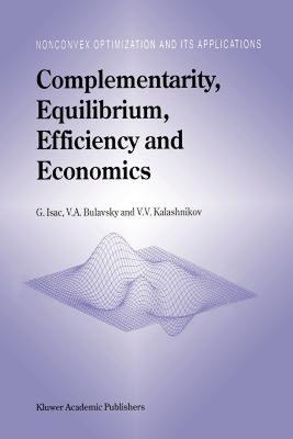 【预售】Complementarity, Equilibrium, Efficiency and