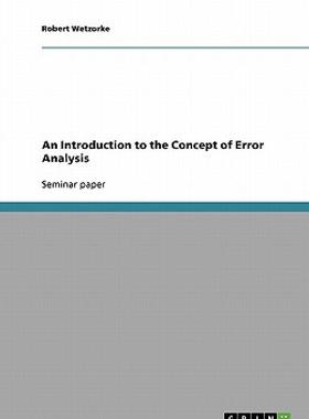 【预售】An Introduction to the Concept of Error Analysis