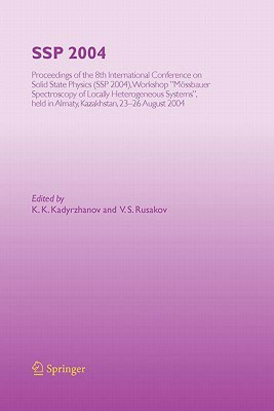 【预售】SSP 2004: Proceedings of the 8th International