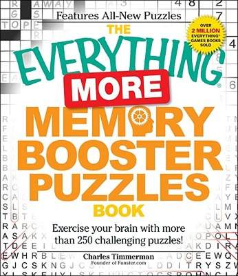 【预售】The Everything More Memory Booster Puzzles Book: