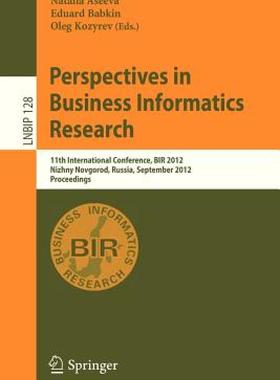 【预售】Perspectives in Business Informatics Research: 11th