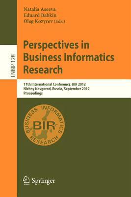 【预售】Perspectives in Business Informatics Research: 11th