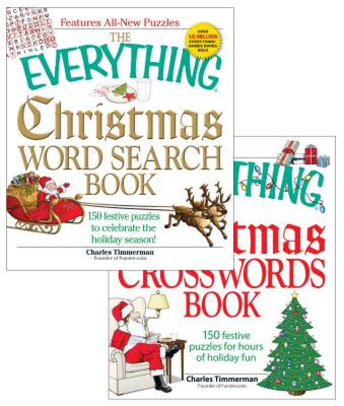 【预售】the everything christmas crossword and word search
