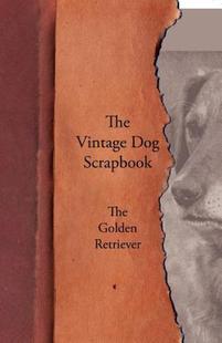 Vintage The 預售 Retriever Scrapbook Golden Dog