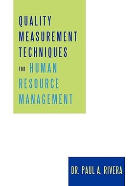 【预售】Quality Measurement Techniques for Human Resource