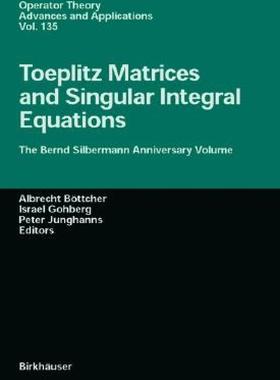 【预售】Toeplitz Matrices, Convolution Operators, and