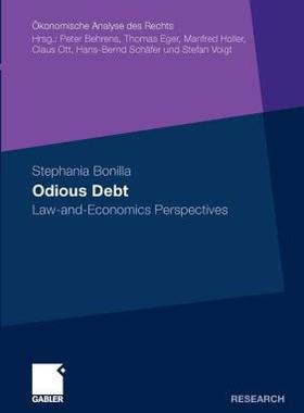【预售】Odious Debt: Law-And-Economics Perspectives