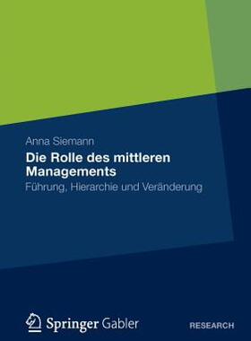 【预售】Die Rolle Des Mittleren Managements: Fuhrung