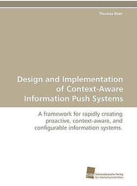 【预售】Design and Implementation of Context-Aware