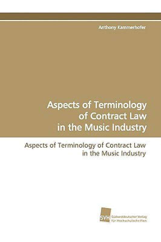 【预售】Aspects of Terminology of Contract Law in the Music