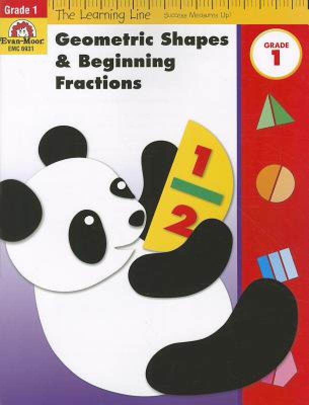 【预售】geometric shapes & beginning fractions, grade 1