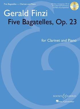 【预售】5 Bagatelles, Op. 23: Clarinet in B-Flat and Piano