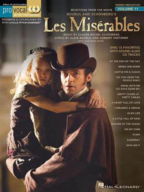 【预售】Les Miserables: Pro Vocal Women/Men Edition Volume